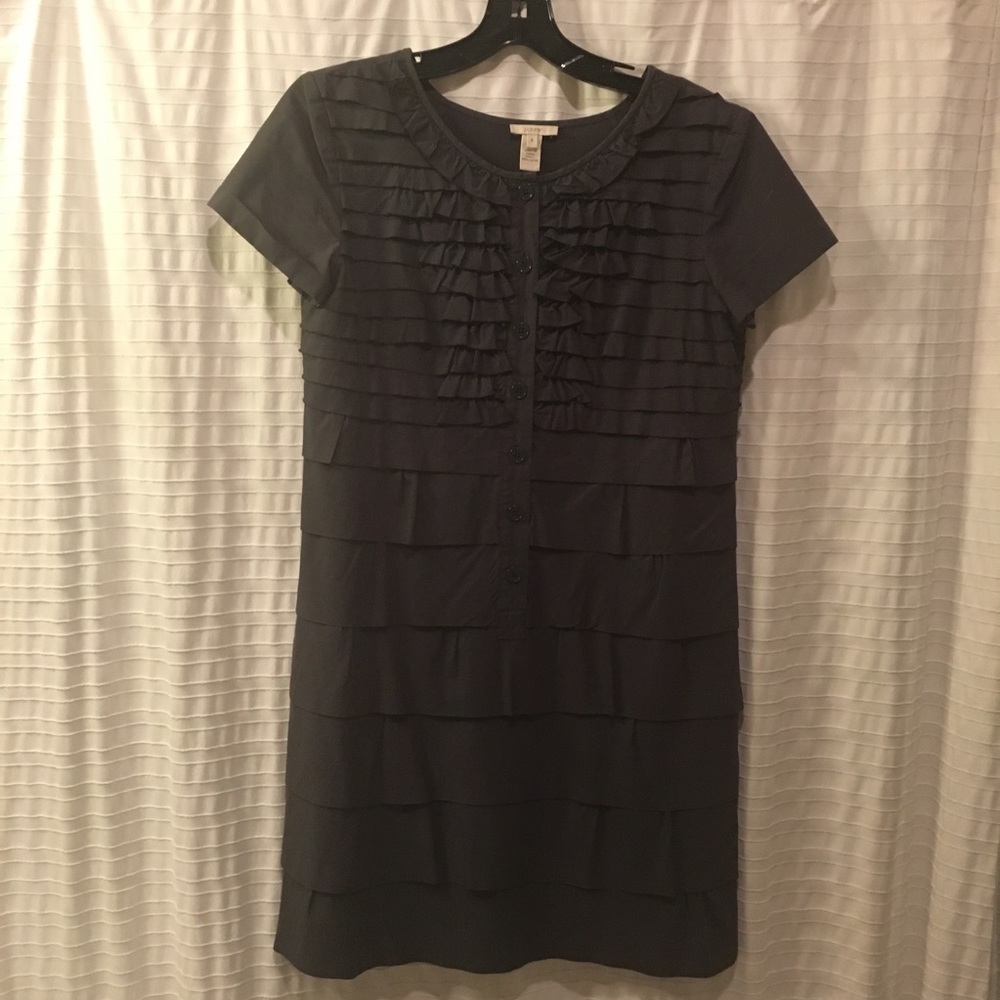 J Crew cotton tiered dress
